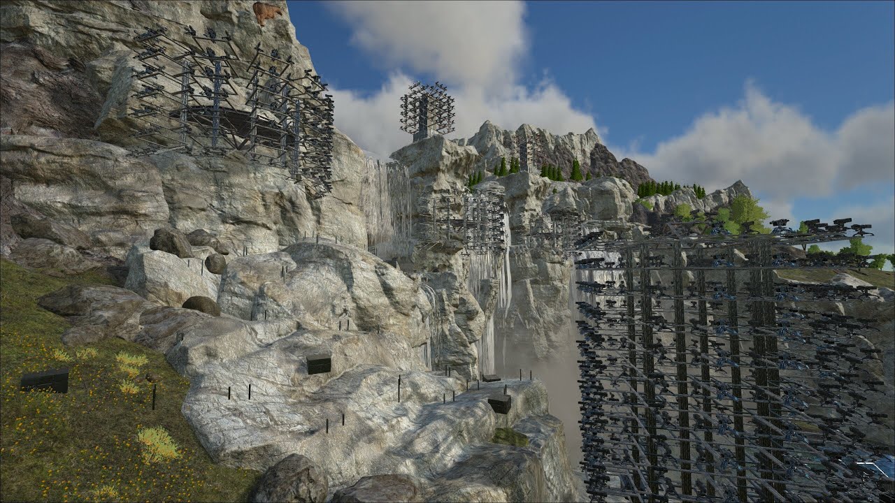 ARK Unofficial Triple Waterfall cave base tour