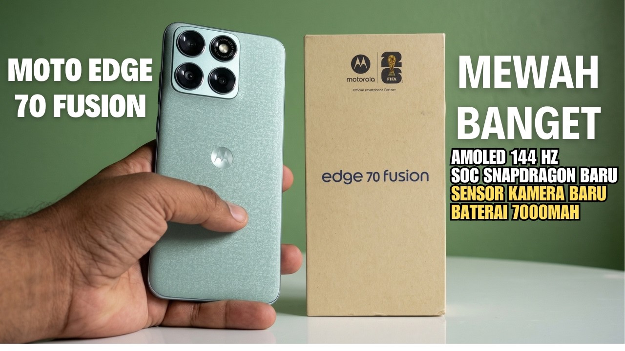 UPGRADENYA GAK NGOTAK‼️MOTOROLA EDGE 70 FUSION EMANG SEGAHAR ITU