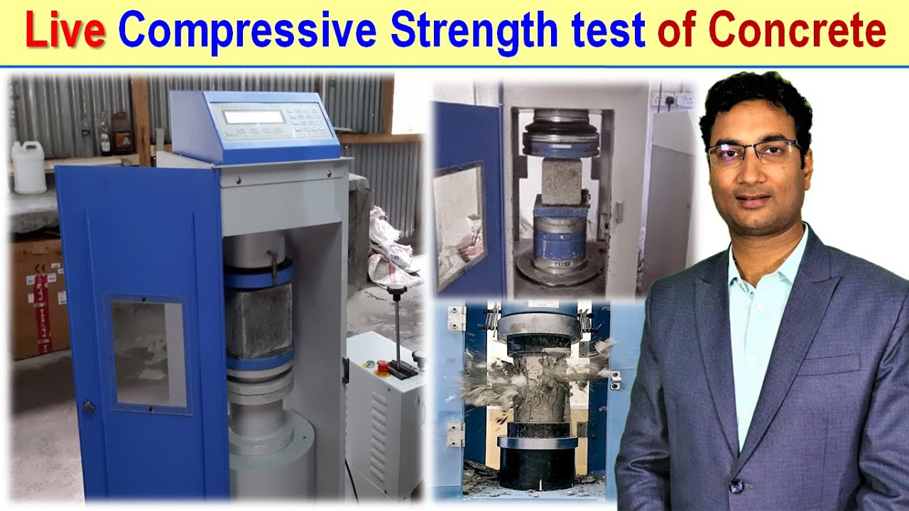 Field Test of Compressive Strength of Concrete | Calculation | Concrete strength test