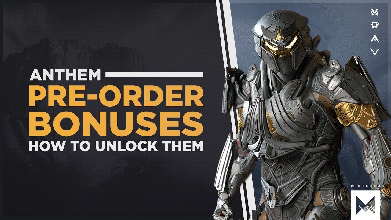 Anthem: How To Unlock Pre-Order Bonus Items And VIP Demo Rewards In Game