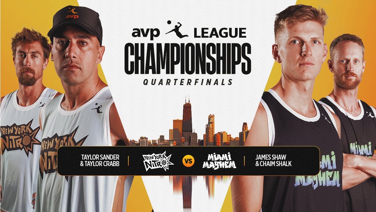 AVP LEAGUE CHAMPIONSHIPS - Chicago, IL | Men’s Quarterfinal 1: New York Nitro vs. Miami Mayhem