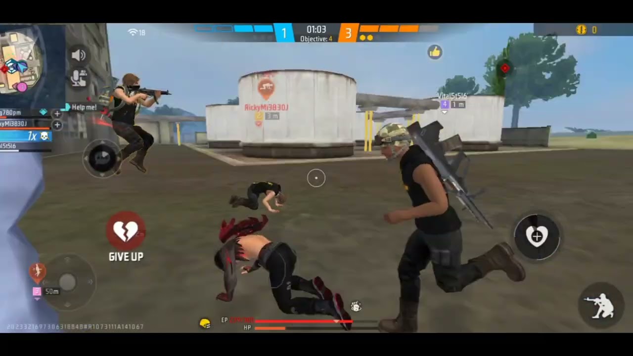 FREE FIRE WITH NEW UPDATE AND CHARACTER CHRONO