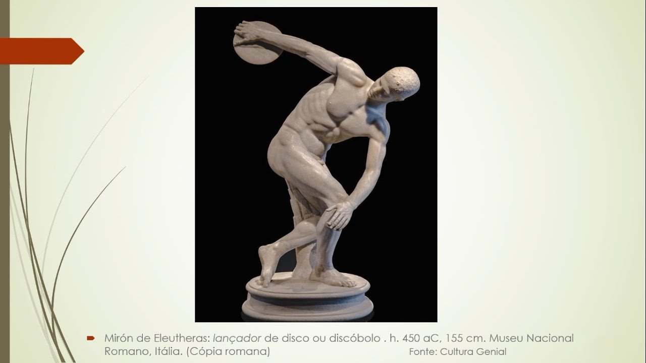 OBRA ANTIGA DO PAS 1 DA UnB ANÁLISE DA ESCULTURA DISCÓBOLO - MÍRON