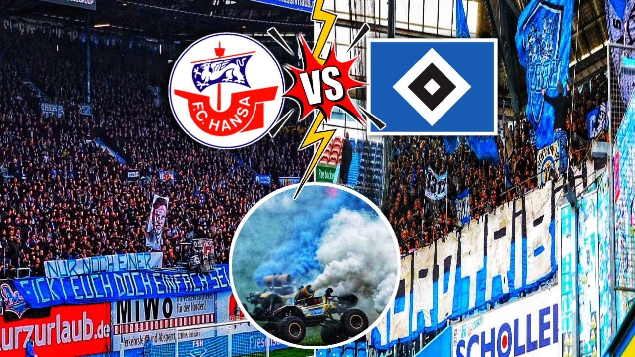 ⚽ Hansa Rostock Against Hamburg SV 2-2 Atmosphere Fans In Otseestadion • 2Bundesliga