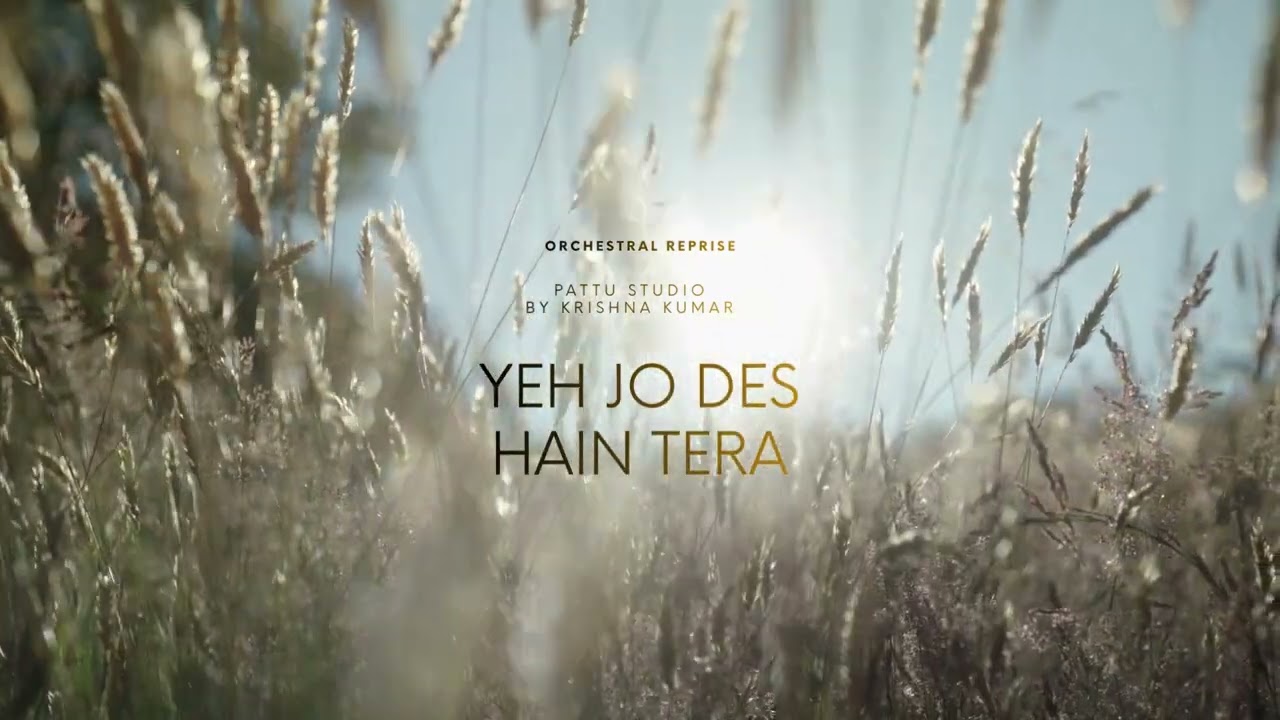 Yeh Jo Des Hain Tera | AR Rahman | Orchestral Reprise by Krishna Kumar