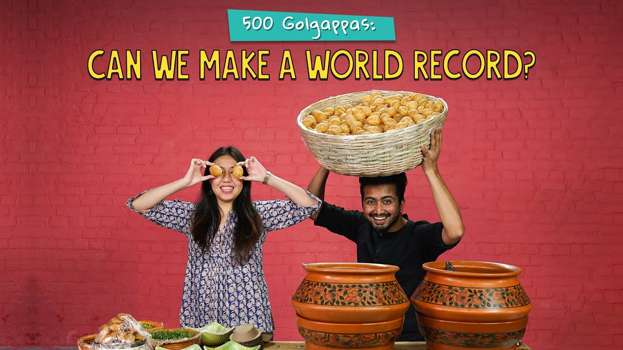 500 Golgappas: Сможем ли мы установить мировой рекорд? | Ok Tested