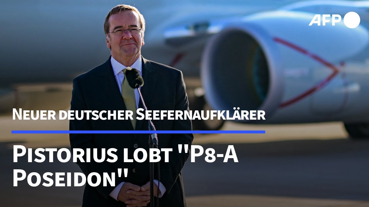 Pistorius lobt neuen deutschen Seefernaufkl&auml;rer 