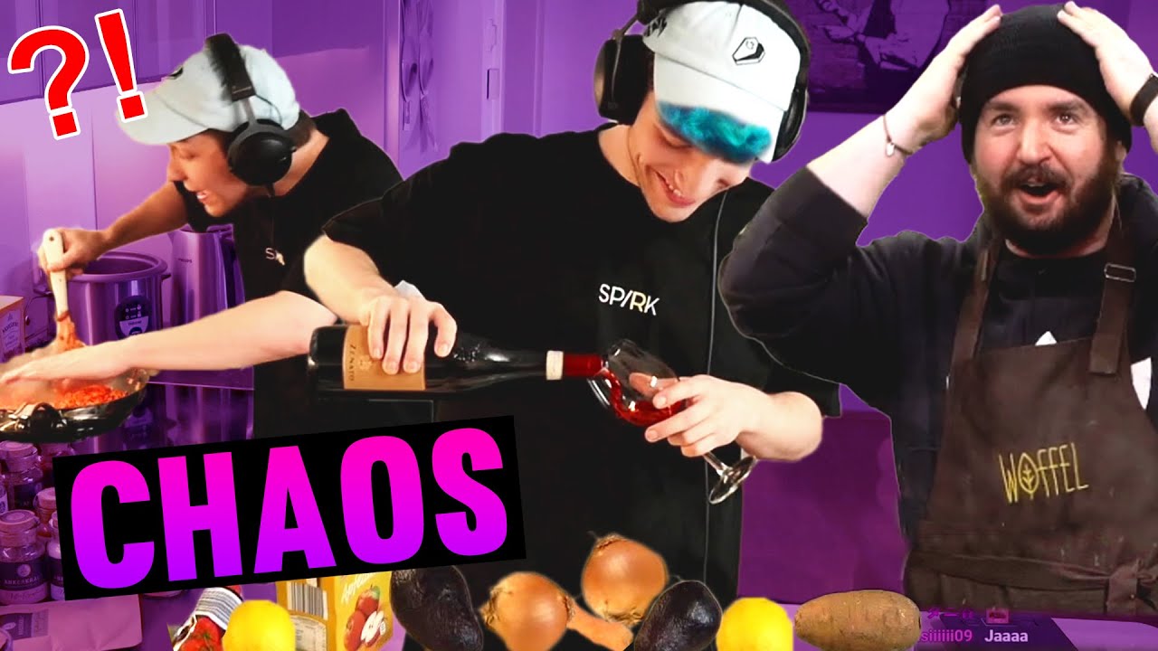 REZO kocht Live - absolutes CHAOS! - mit Sturmwaffel