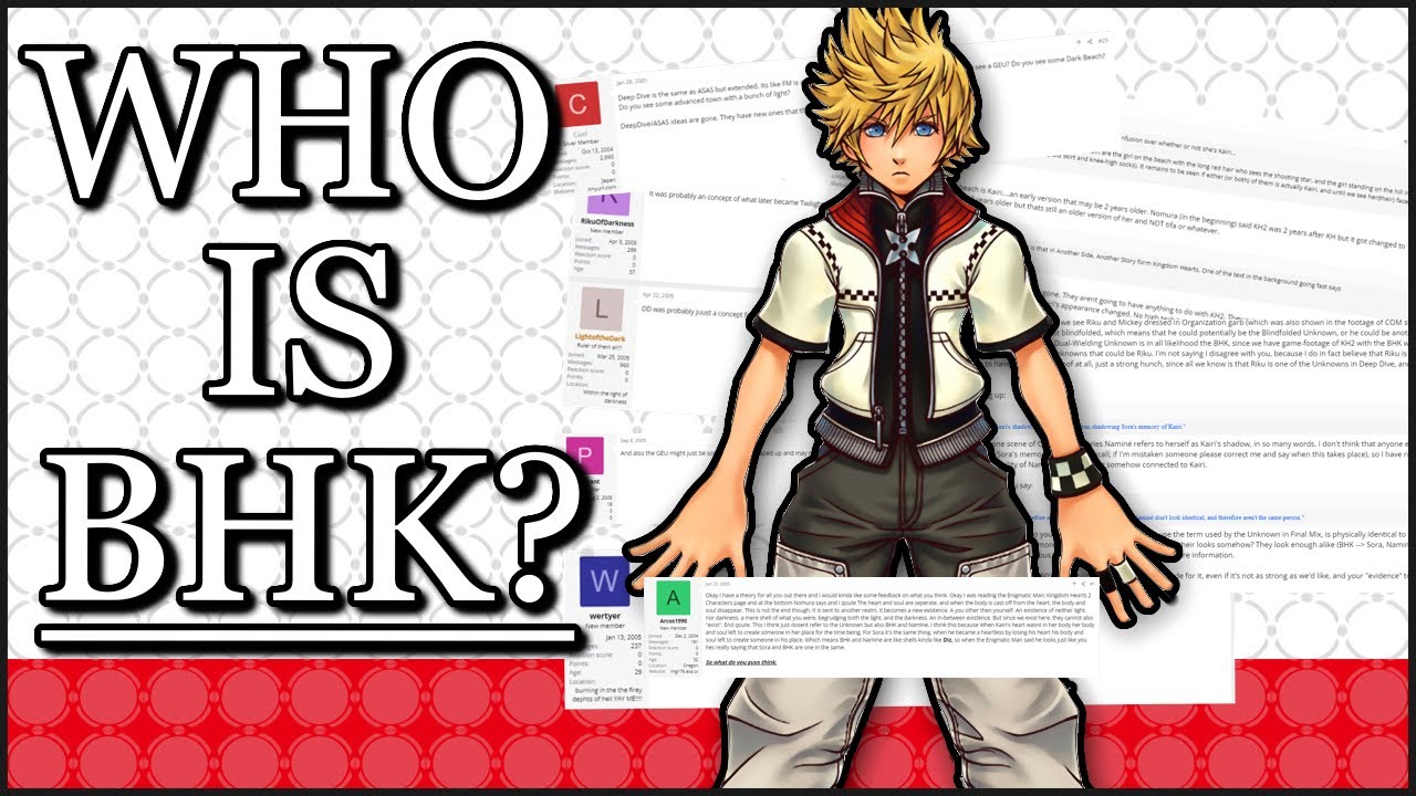 Old-School KH2 Fan Theories Part I