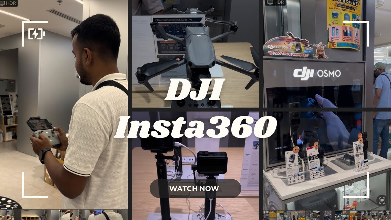 Finally Drone কিনিলোঁ|| ভাৰতত নোপোৱা Original Drone-Camera || DJI Official Store Bangkok 