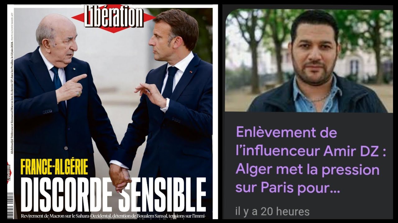 Alg&eacute;rie France: Le Retour de la crise ? , L'affaire amir Fr , Diplomate alg&eacute;rien en prison en France