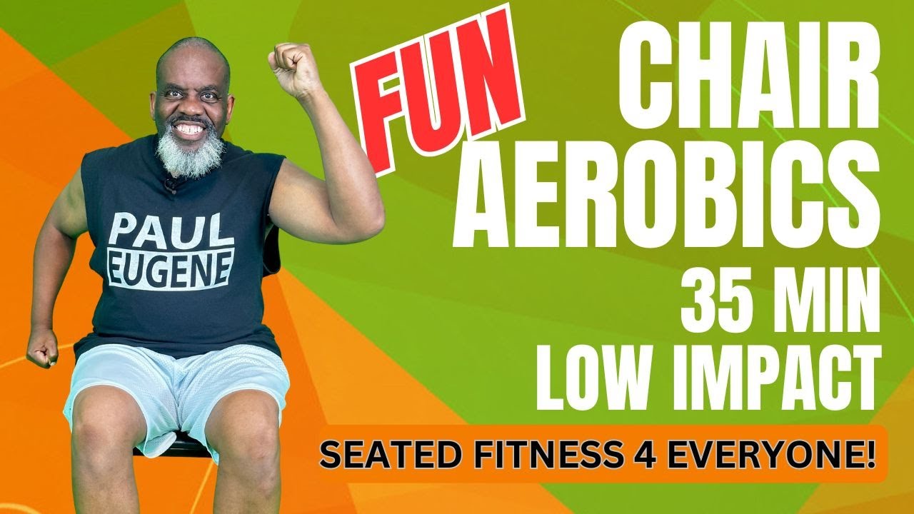 Low Impact CHAIR WORKOUT | The ULTIMATE Fun Seated Aerobics!