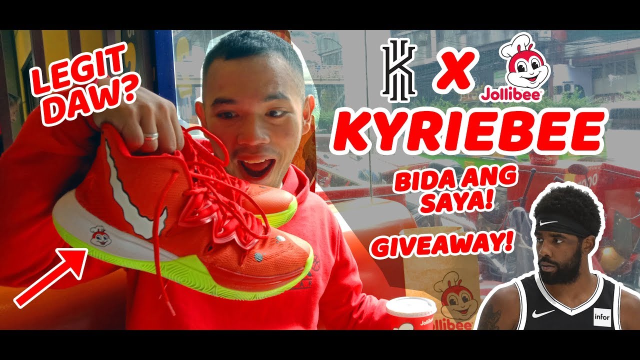 NIKE KYRIE X JOLLIBEE BASKETBALL SHOES 🔥  
