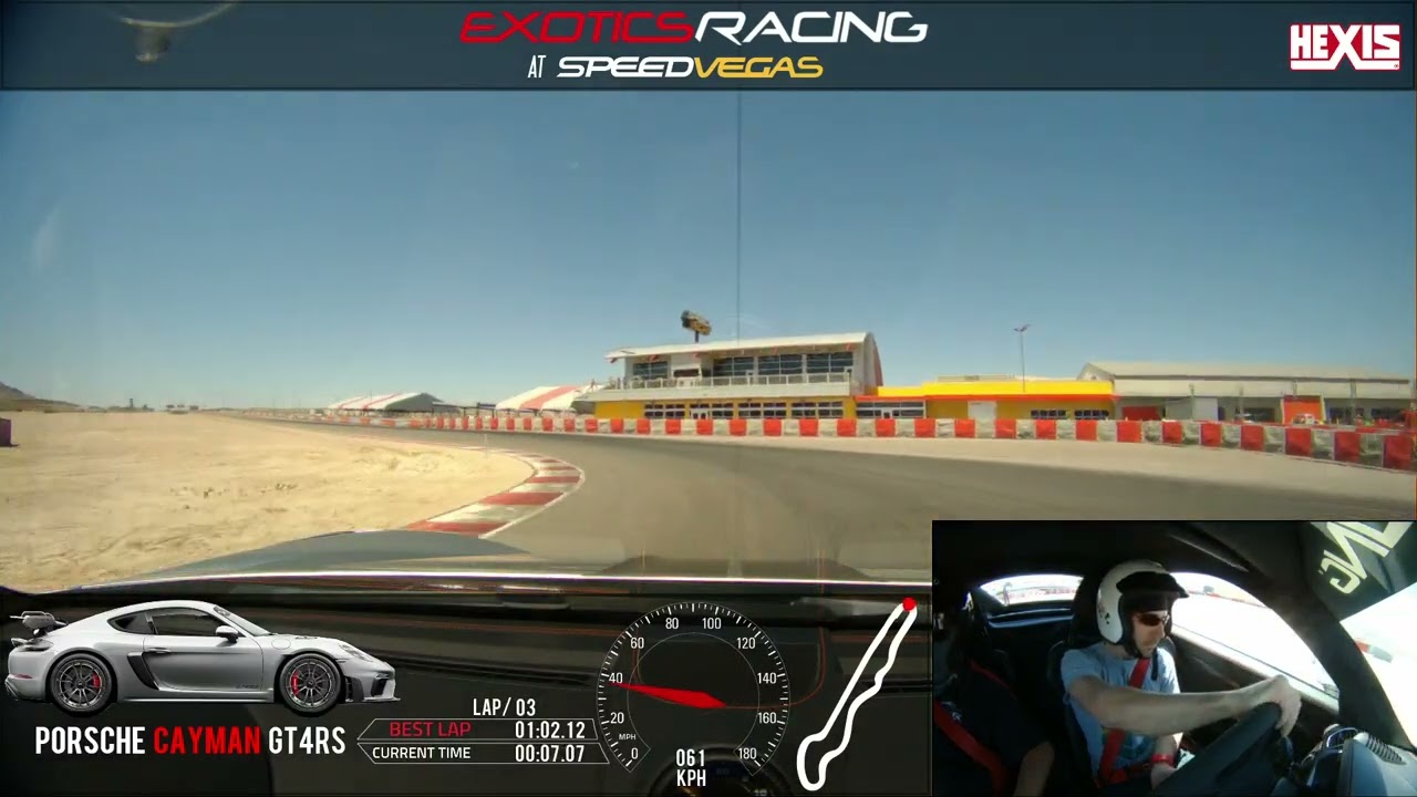 Driving a GT4RS on TRACK! At Speed Vegas