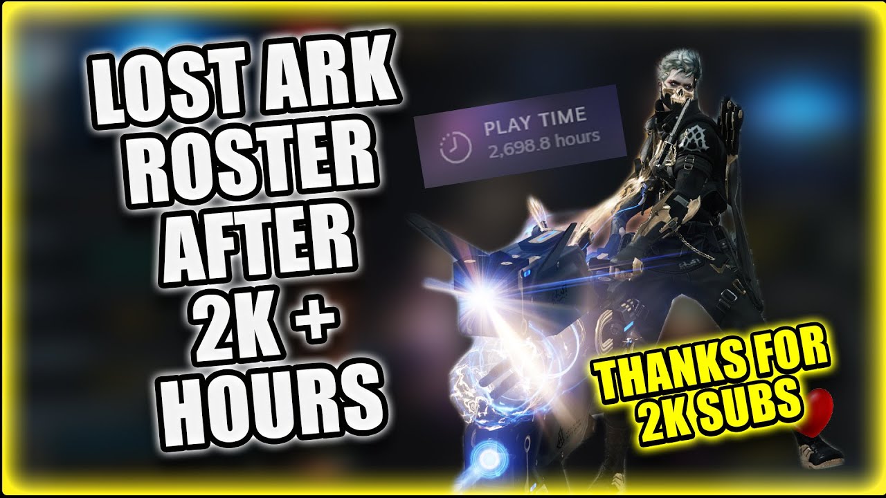 I played lost ark for  2694 hours As a F2p