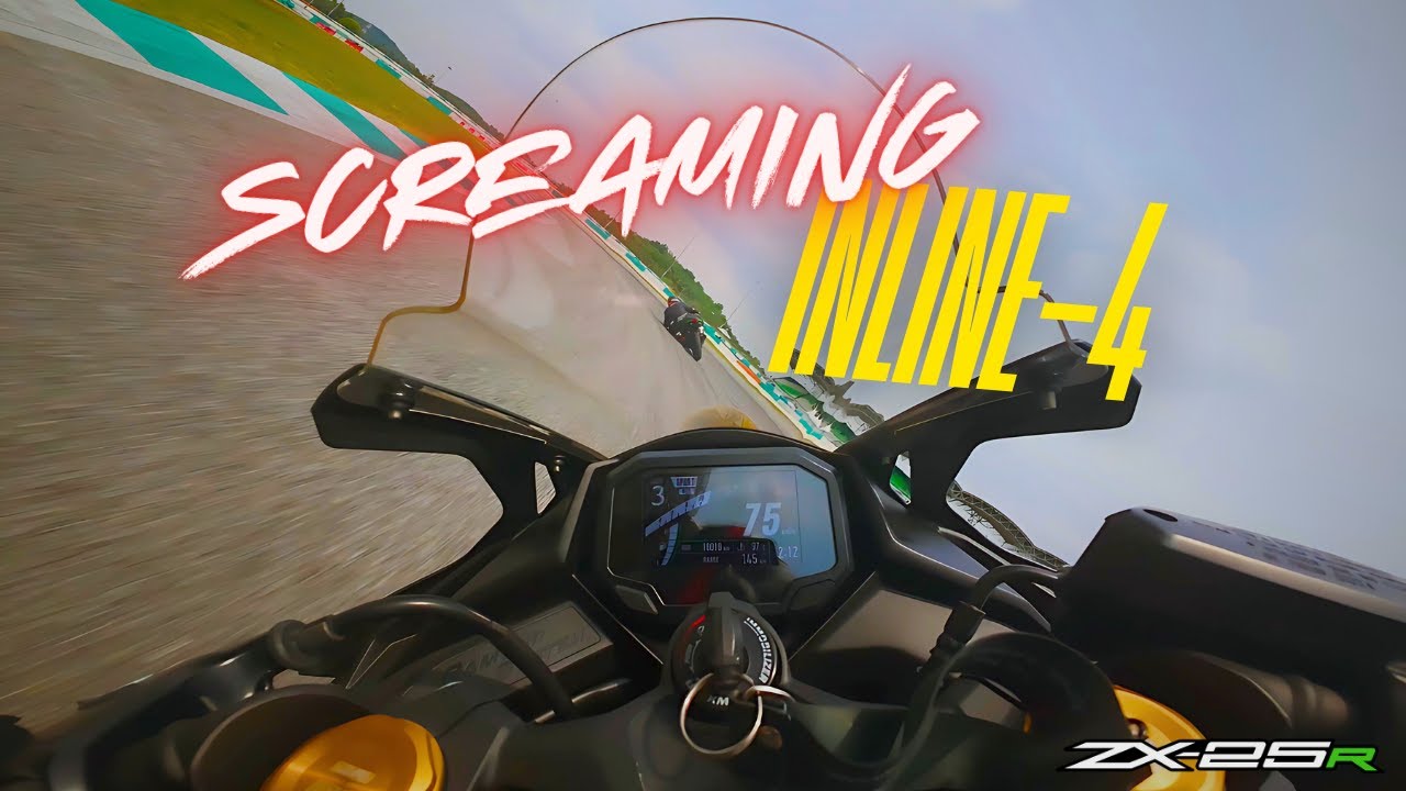 Kawasaki ZX25R Onboard in Sepang MotoGP Circuit | PURE SOUND | 4K