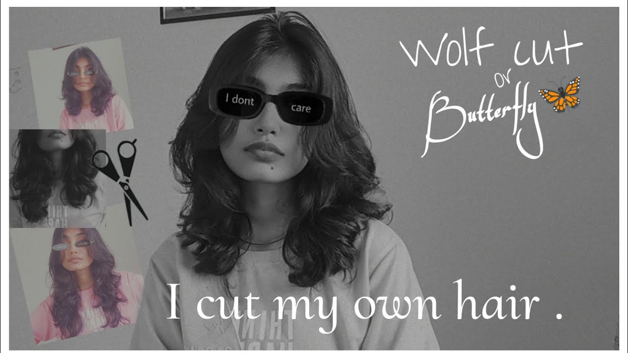 I wanted Short and Long haircut both at the same time bcz its possible. || Wolf Cut or Butterfly🦋?