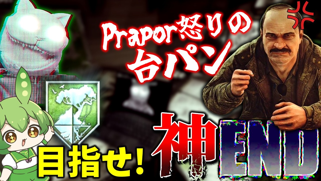【EFT】胡散臭い猫頭と共にタルコフ市脱出を目指す！【ずんだもん】【タルコフ】