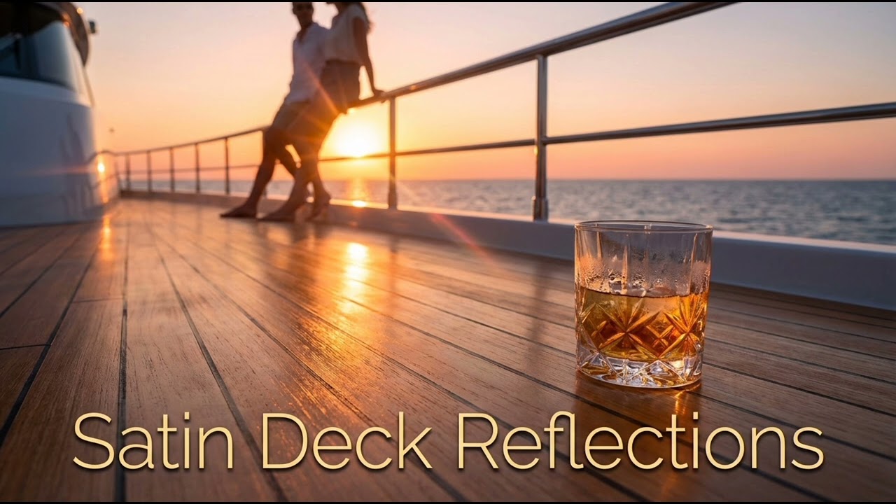 Satin Deck Reflections 🌅 Luxury Chill House for Sunset Yacht Vibes