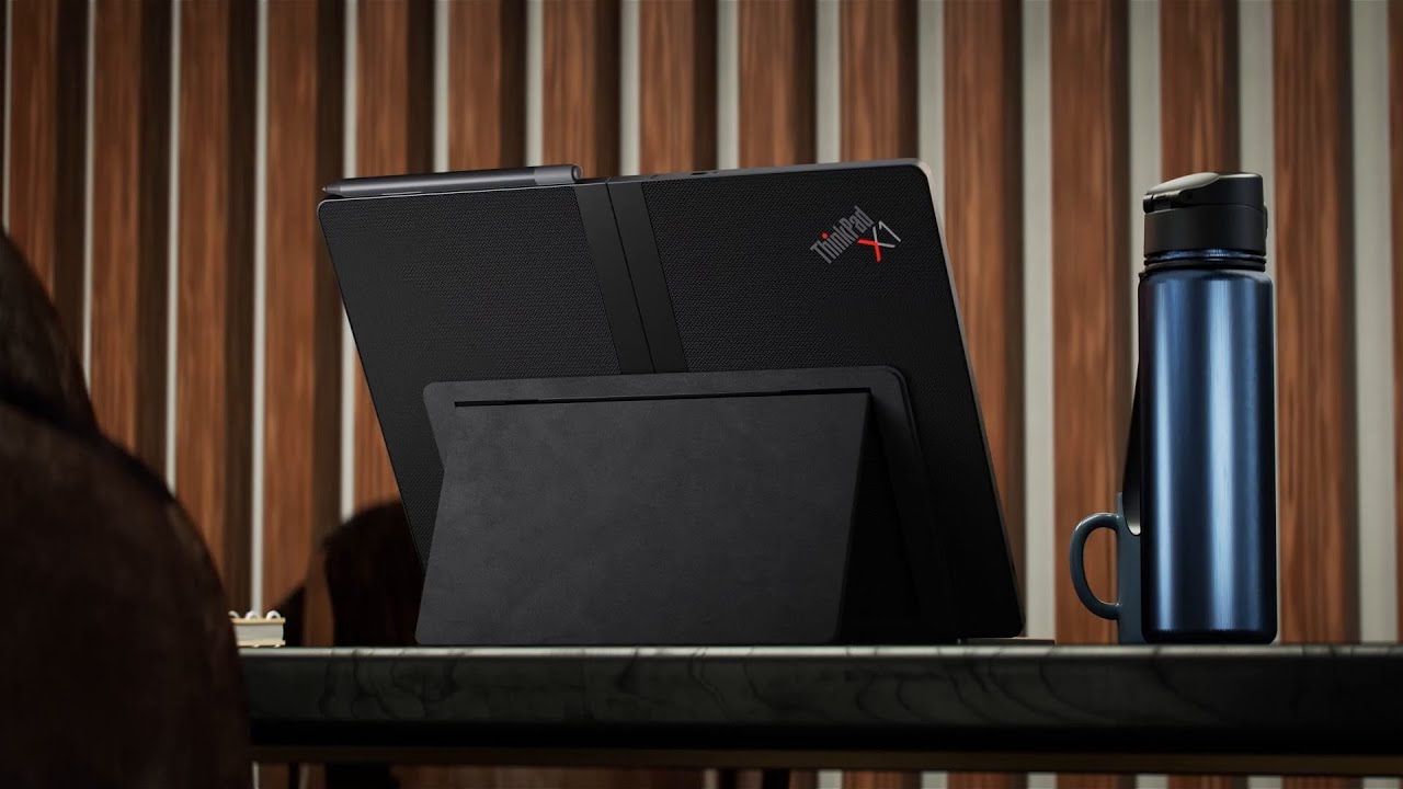 Lenovo ThinkPad X1 Fold (2023) with Carly and Nate