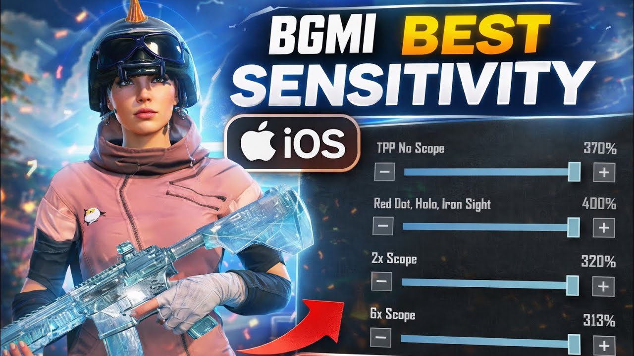 Bgmi best sensitivity for iPhone users ❤️