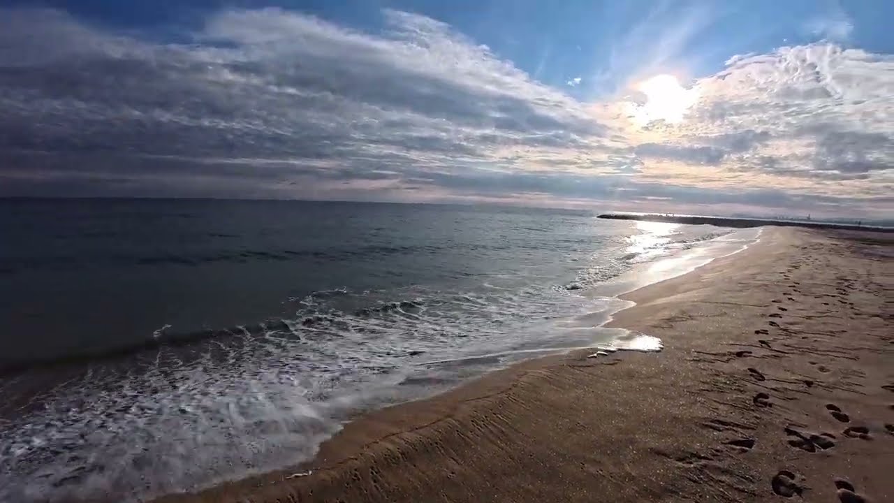Platja Pla de l'Os - Platja del Bellamar - Premia de Mar - Maresme - Barcelona - Diciembre 2025