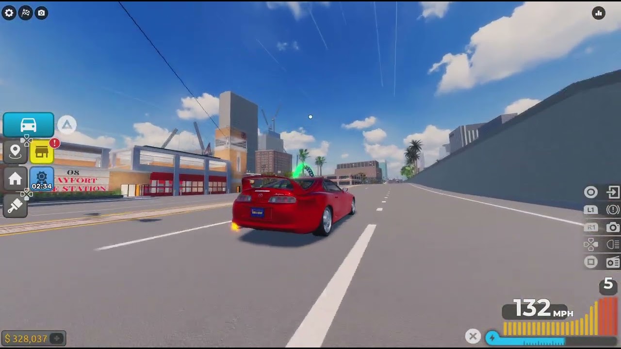 Playing driving Empire.