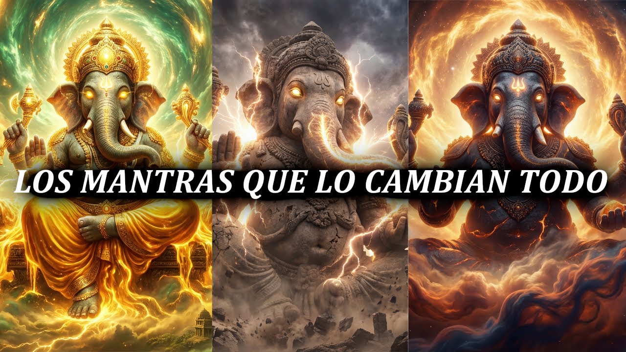 GANESHA PARA TRANSFORMAR TU 2026! LOS 3 MANTRAS MÁS PODEROSOS  ESCUCHA ESTO Y TRANSFORMA TU AÑO!