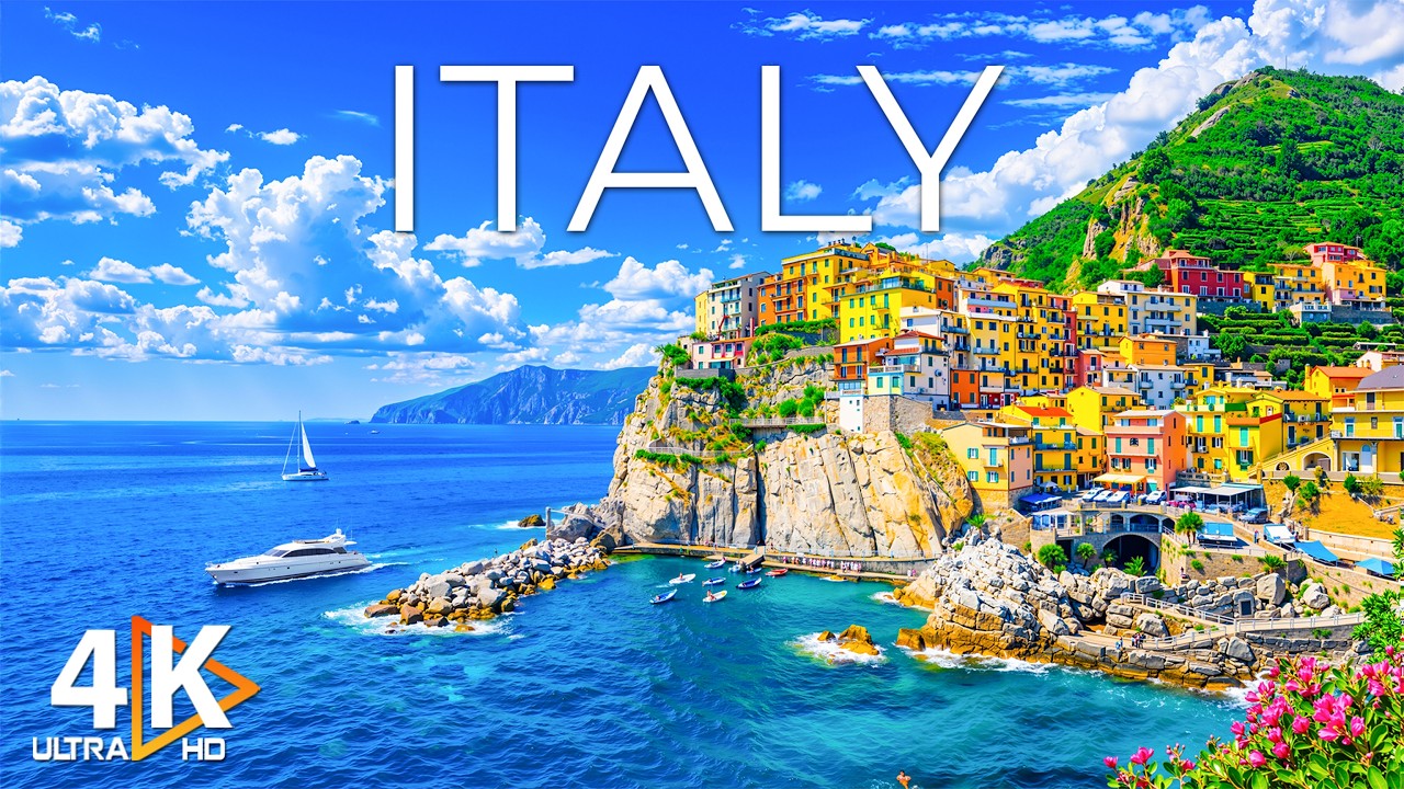 Italy 4K UHD | Coastal Cliffs, Turquoise Bays & Timeless Mediterranean Calm