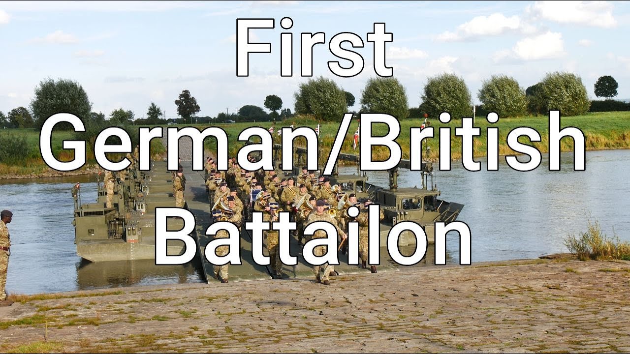 British Army Band Catterick in Germany New German/British Unit: DEU/GB Amphibious Engineer Battailon
