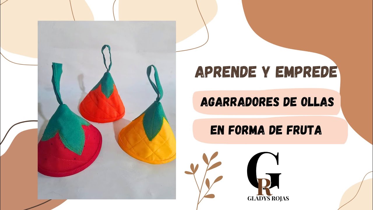 Agarradores de Ollas Frutales que Sorprenderán a Todos en tu Cocina 🍉🍊 ¡Mira Cómo Hacerlos!