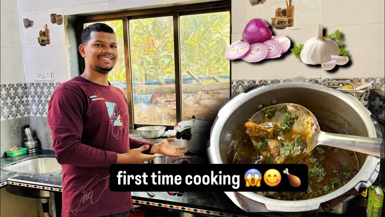 विजू नी पहिल्यांदा बनवल चिकन recipe 😋🍗 | माझ्या साठी सोला सोमवार करत असल . ती किती नशीबवान असेल 😂❤️