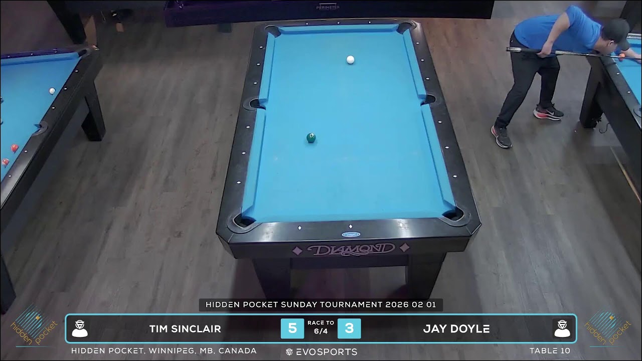 TIM SINCLAIR vs JAY DOYLE - HIDDEN POCKET - TABLE 10 | EvoSports