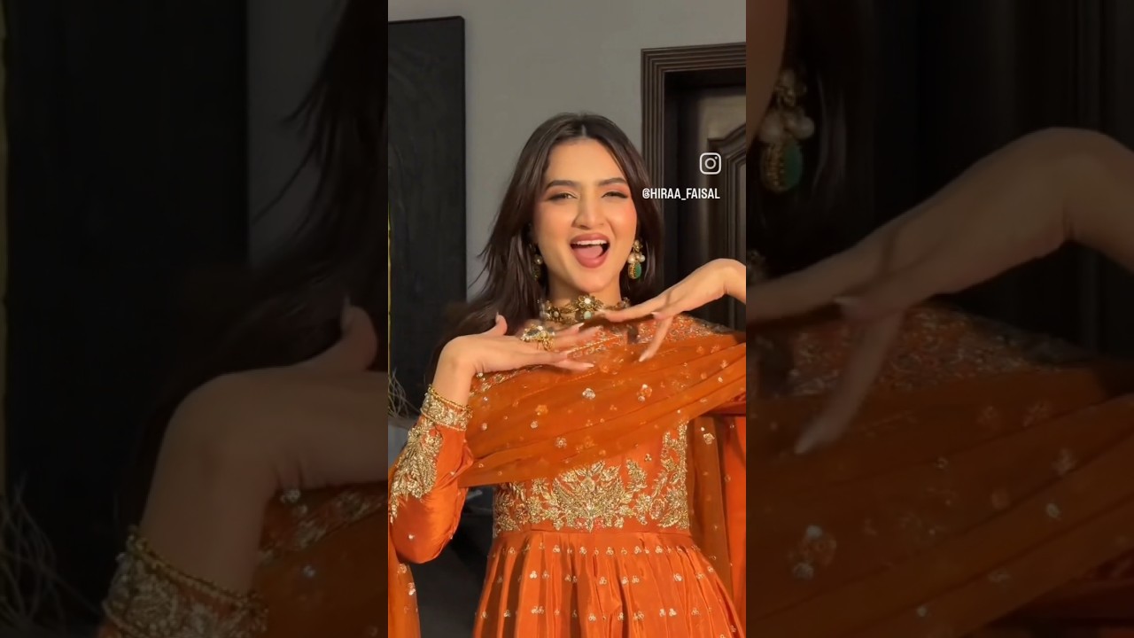 🧡hira faisal new makeup tutorial for eid✨🕊️#hirafaisal #sistrology