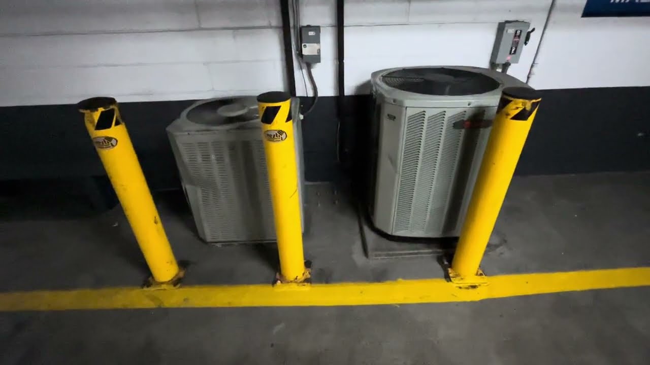 Stamford Town Center HVAC Heaven: LOTS of Air Conditioners in the STC Parking Garage!