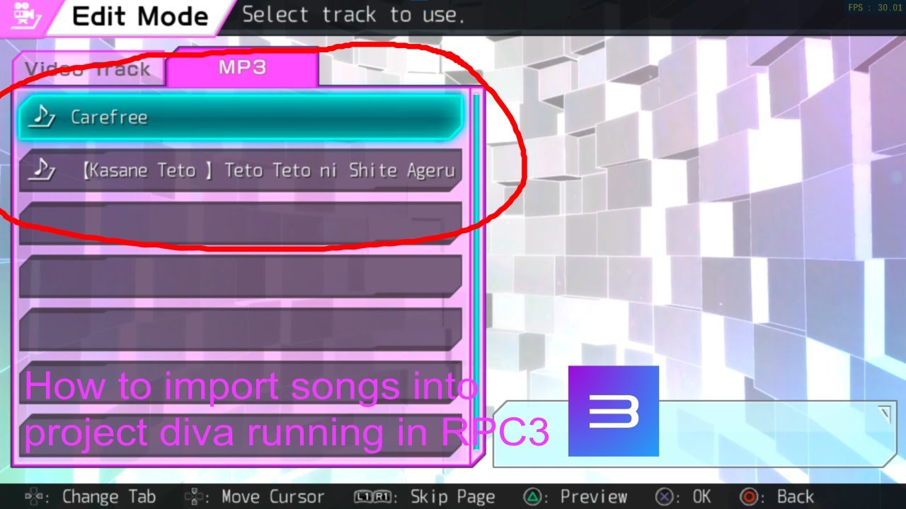 Project diva how to import songs in RPCS3