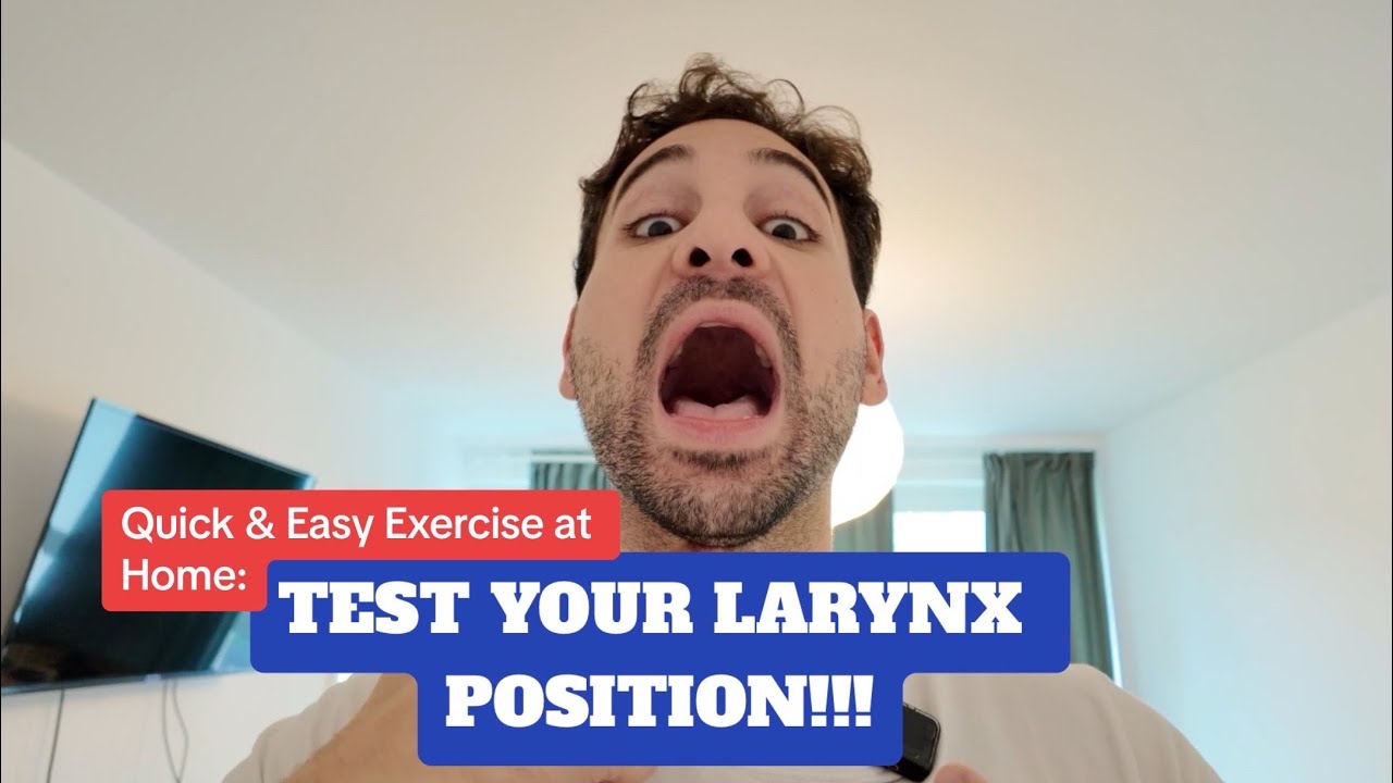 QUICK SINGING TIP: TEST YOUR LARYNX POSITION - DIAGNOSE YOURSELF!!!