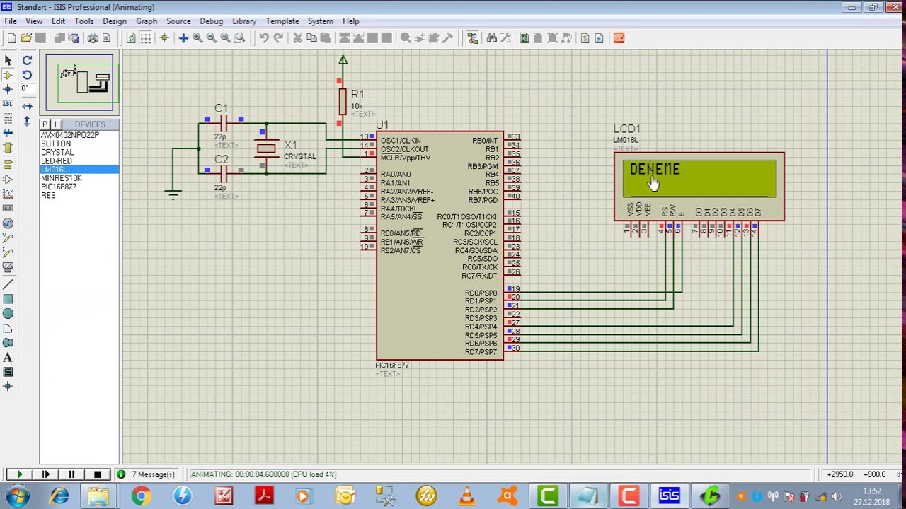 PIC Ders-18 (PIC ile LCD Kullanımı / LCD Usage with PIC)