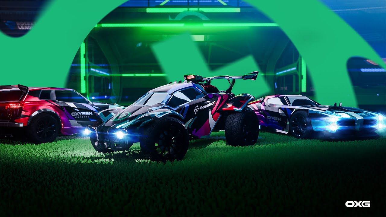 THE BEST ROCKET LEAGUE CAR DECAL | Oxygen Esports 2024 Team Decal
