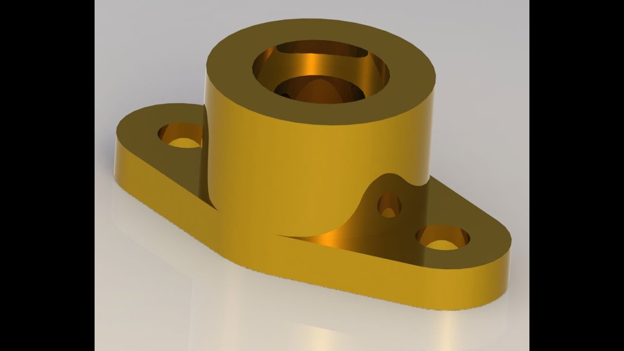 SolidWorks : Concevoir un support d’axe simple (pas à pas)