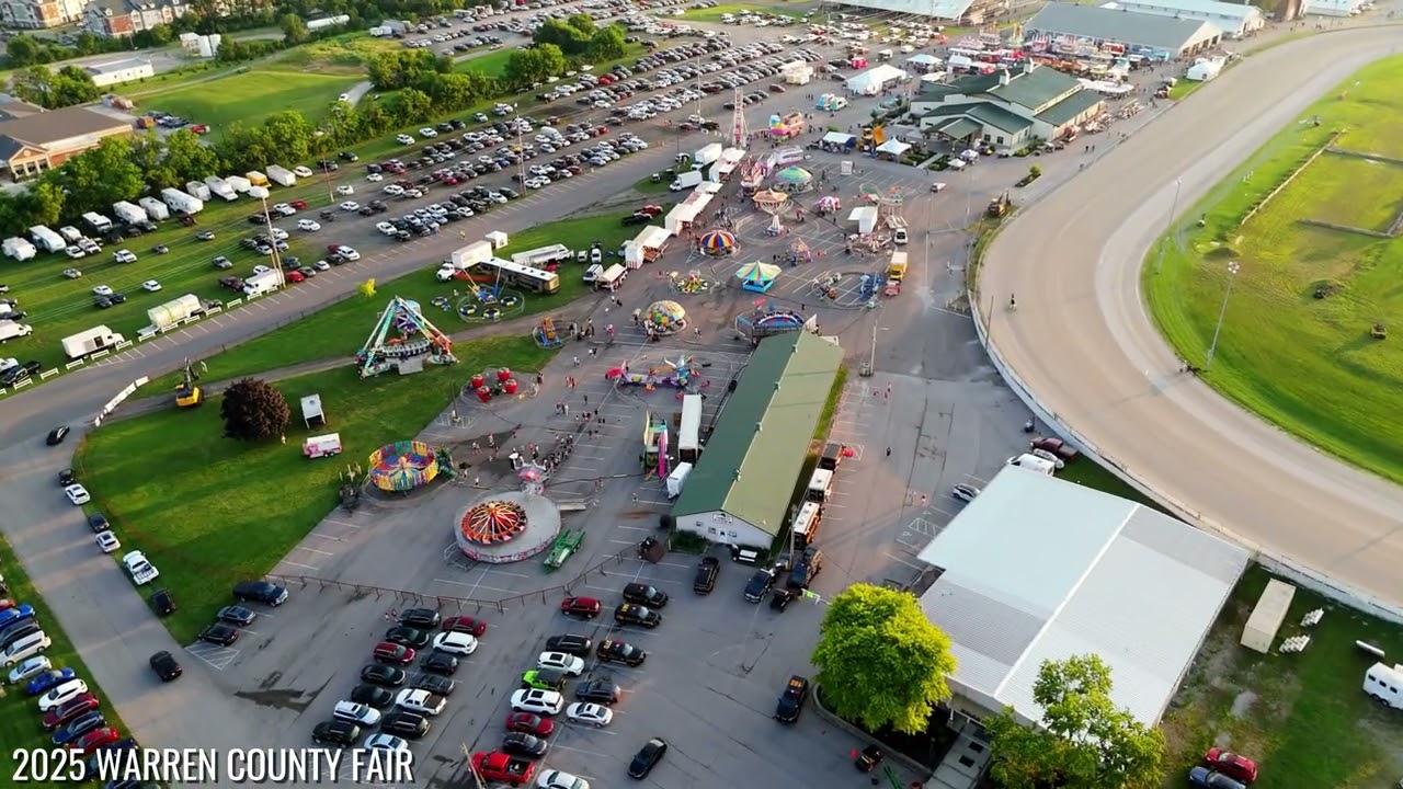 2025 Warren County Fair Opening Day | 4k Drone Footage