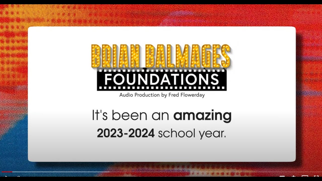 Thank you! Foundations: A Year in Review