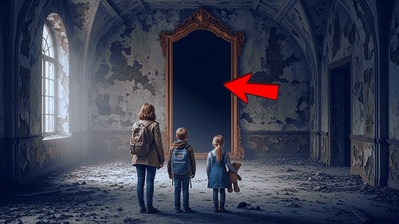 The Widowed Mother Bought the Grimy Attic — But the Mirror was a Window to a Hidden Room