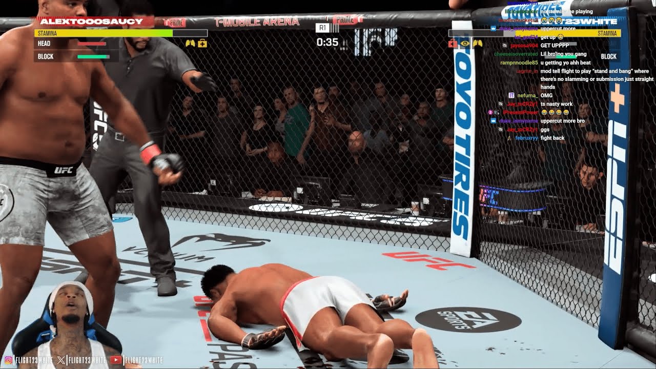 Flight's Eyes ROLL BACK After Getting VIOLATED in Many Positions Becoming a HOF Boytoy Then... UFC 5