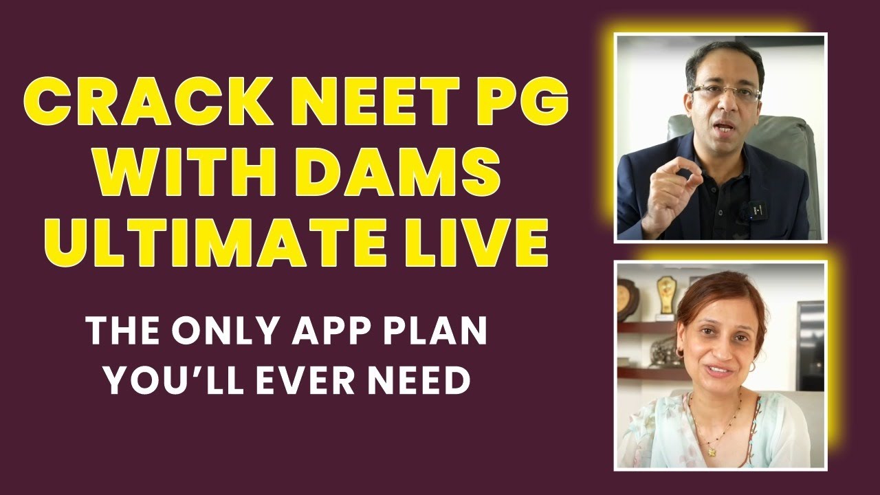 Взломайте NEET PG с DAMS Ultimate LIVE: единственный тарифный план, который вам когда-либо понадо...