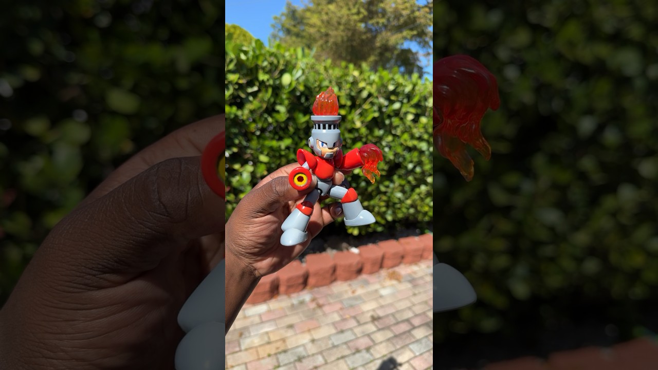 Jada Toys Mega Man Fire Man #jadatoys #megaman #capcomgames #gameboy #actionfigures #gameboyadvance