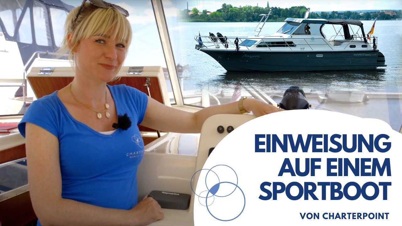 Charterpoint Müritz | Einweisung auf einem Sportboot