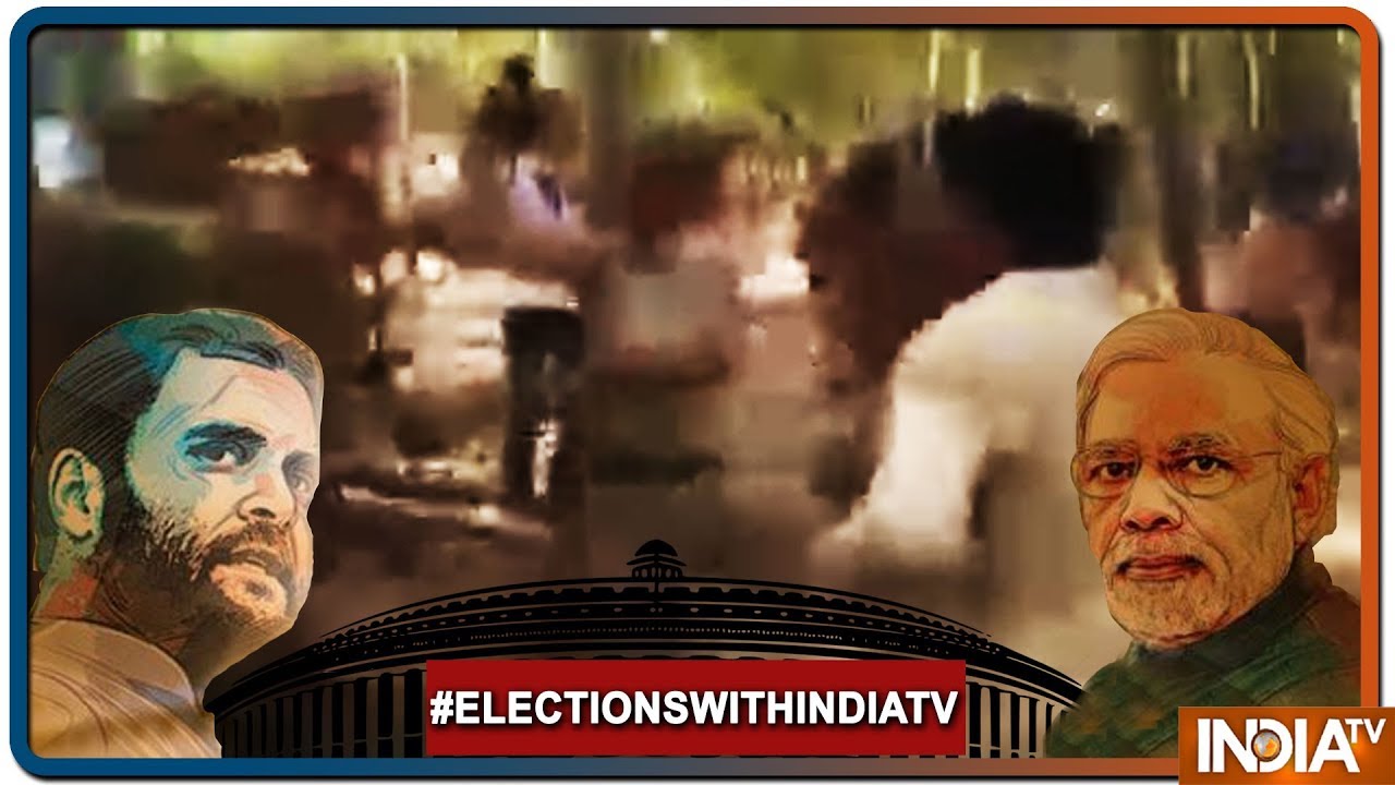 Elections 2019 phase 4: Clash between TMC workers and security personnel at polling booth in Asansol