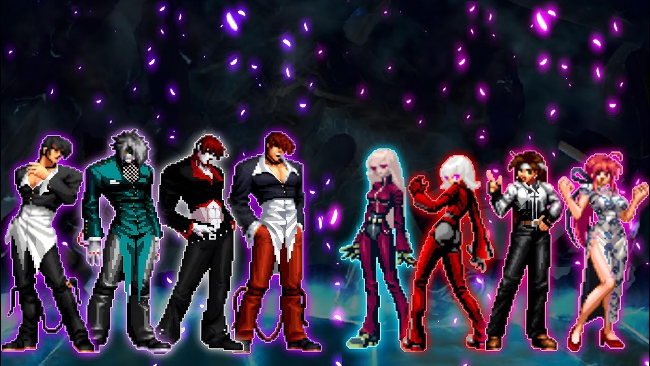 [KOF Mugen] Iori Team VS. Team Waifu Hunter [S.Kazuya.Avi VS. Rumi] Match 16