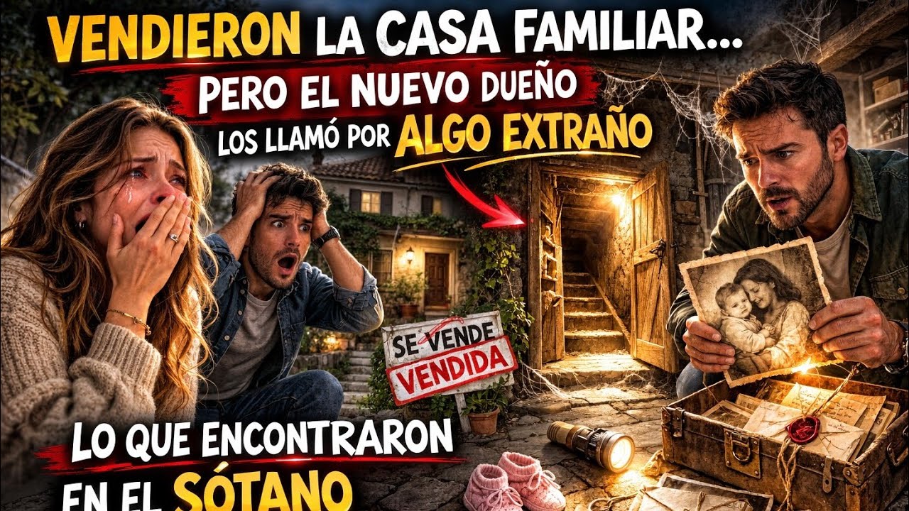 Vendieron la Casa Familiar… Pero el Nuevo Dueño Llamó por Algo Aterrador. Quedaron en shock. 